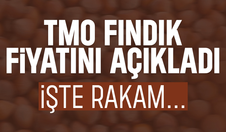 TMO fındık alım fiyatını açıkladı