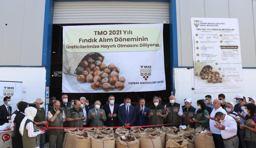 TMO fındık alımına törenle başladı