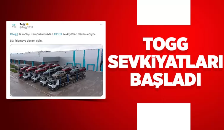 Togg'lar yola çıktı