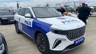 Togg polis aracı oldu