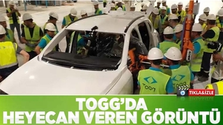 Togg'un üretiminde heyecan veren gelişme