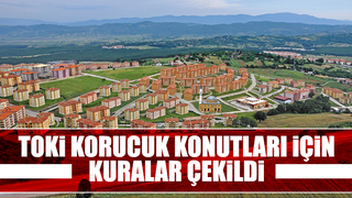 TOKİ Korucuk konutları için kuralar çekildi