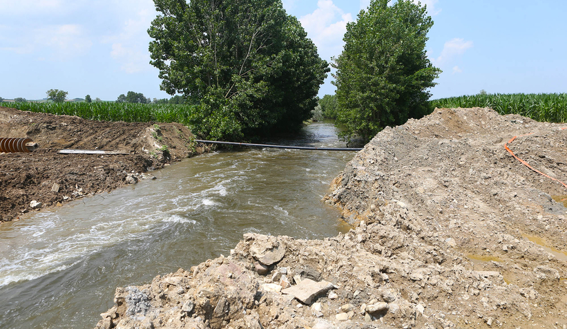 Tokmaklıdere Köprüsü yükseliyor