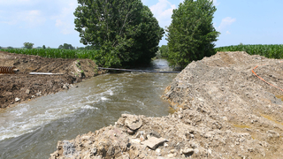 Tokmaklıdere Köprüsü yükseliyor