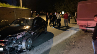 Topağaç mahallesinde kaza 