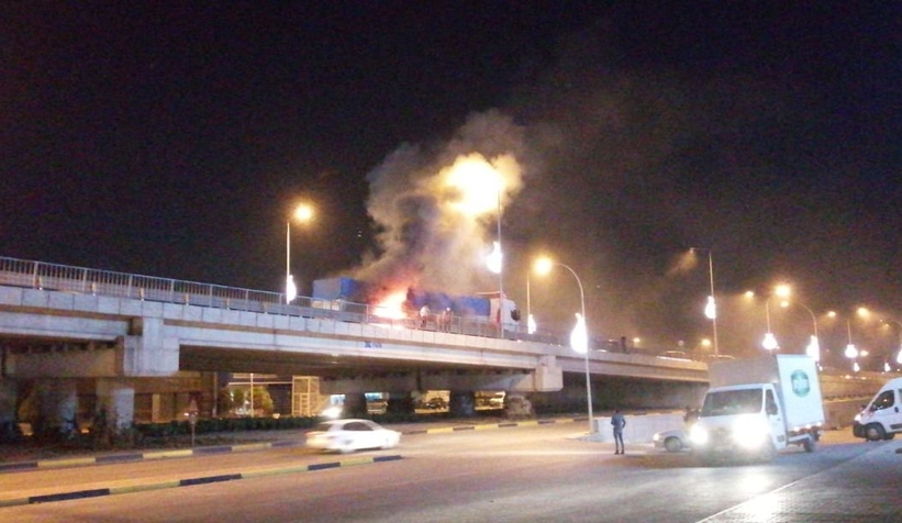 Topça Üst Geçidinde korku dolu anlar