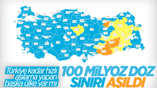 Toplam koronavirüs aşı miktarı 100 milyon dozu geçti