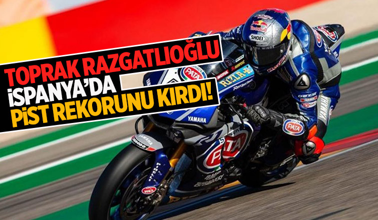 Toprak, İspanya'da rekorla pole pozisyonunda
