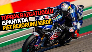 Toprak, İspanya'da rekorla pole pozisyonunda