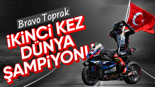 Toprak Razgatlıoğlu bir kez daha dünya şampiyonu