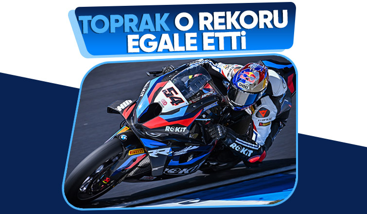 Toprak Razgatlıoğlu, üst üste yarış kazanma rekorunu egale etti