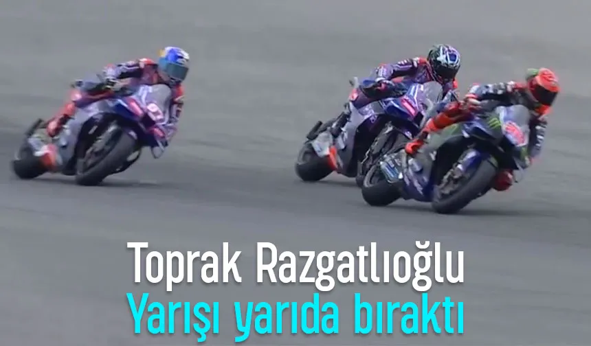 Toprak Razgatlıoğlu yarışı tamamlayamadı
