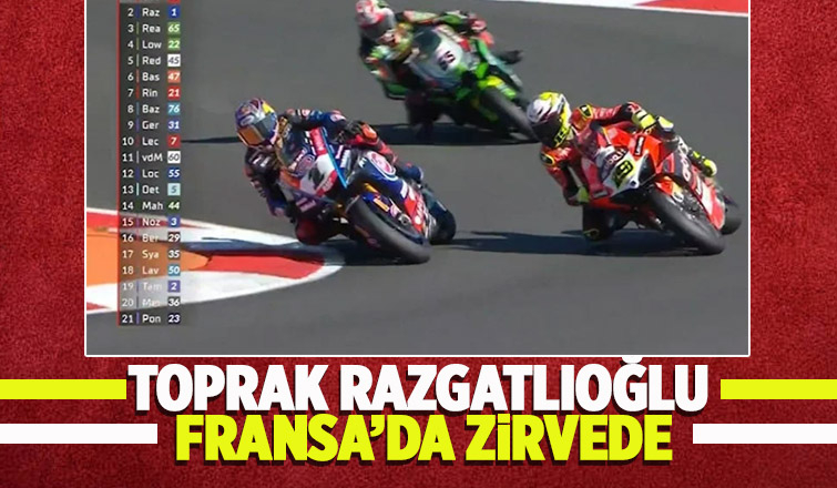 Toprak Razgatlıoğlu, zirveyi kaptırmadı