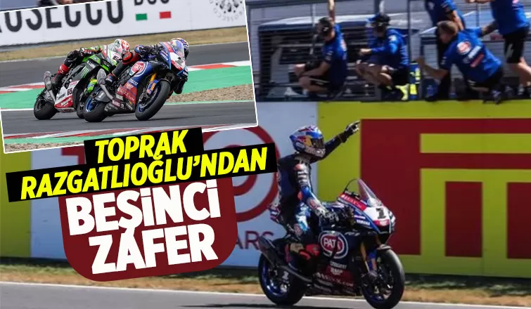 Toprak Razgatlıoğlu’ndan son altı yarışta beşinci zafer