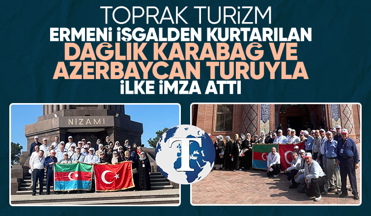 Toprak turizm ile Dağlık Karabağ bölgesini gezdiler
