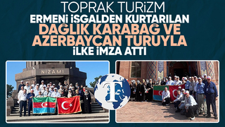 Toprak turizm ile Dağlık Karabağ bölgesini gezdiler