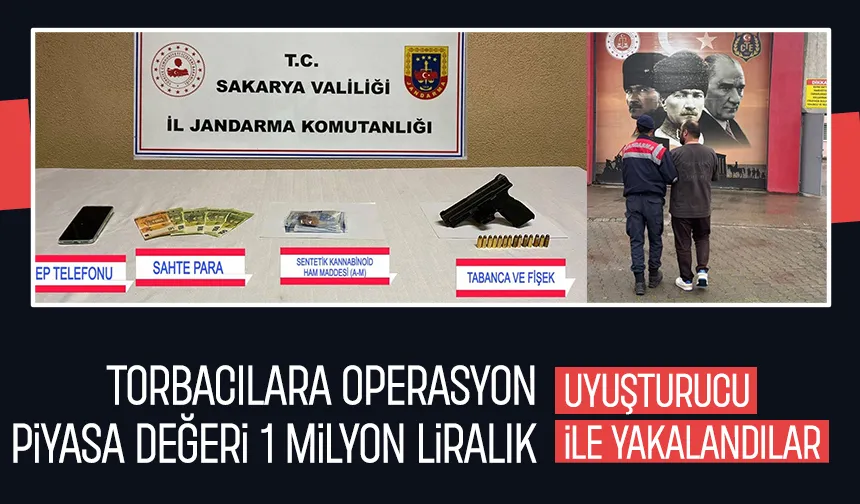 Torbacılara operasyon; 1 milyon liralık uyuşturucu ile yakalandılar