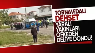 Tornavidalı saldırganı öldüresiye dövdüler