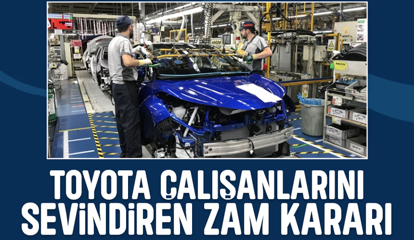 Toyota'dan çalışanlarına ara zam