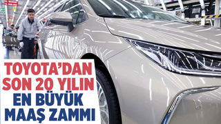Toyota'dan çalışanlarına dev zam