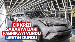 Toyota Sakarya'daki fabrikada üretimi durdurdu