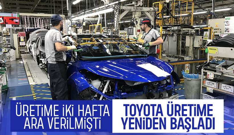 Toyota Sakarya'daki fabrikasında ara bitti, üretim başladı