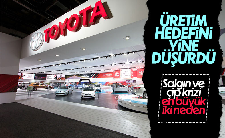 Toyota, temmuz ayı üretim hedefini düşürdü