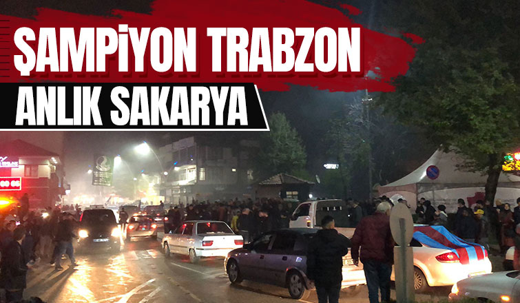 Trabzonsporlu taraftarlardan şampiyonluk turu