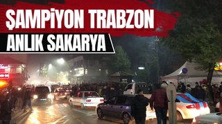 Trabzonsporlu taraftarlardan şampiyonluk turu