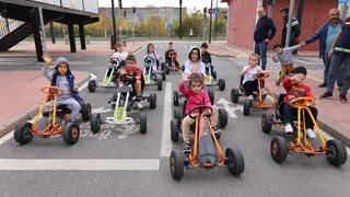 Trafik eğitim parkının kapıları her daim açık