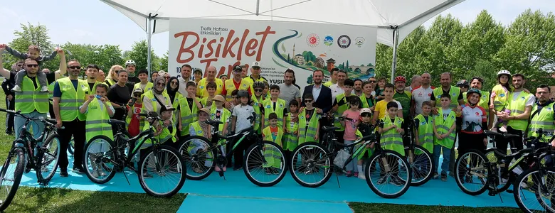 Trafik haftasında bisiklet turu düzenlendi