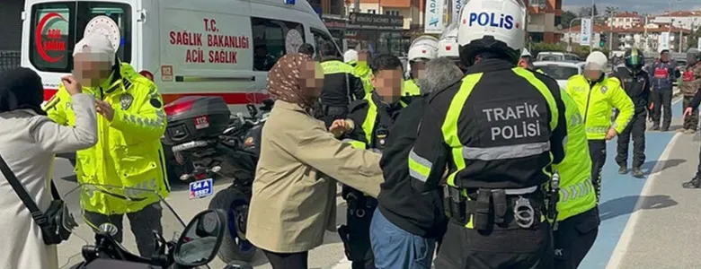 Trafik kavgası hastanede bitti