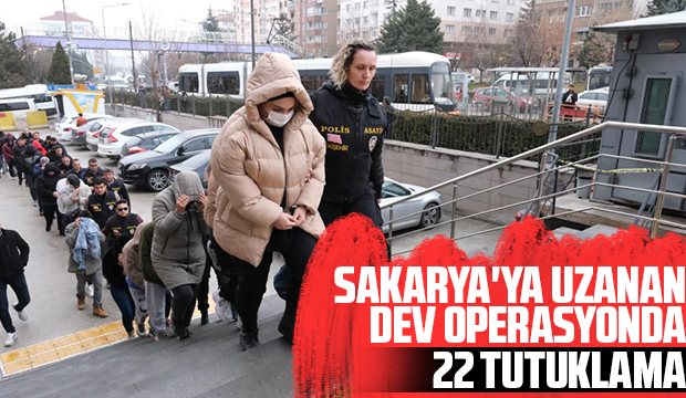 Trafik sigortası dolandırıcılığında 22 şüpheli tutuklandı