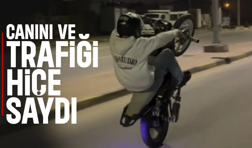 Trafikte akıl almaz hareket