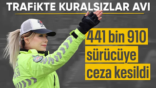 Trafikte bir haftada 2 milyon 408 bin 77 araç denetlendi