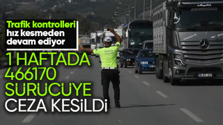 Trafikte bir haftada 2 milyon 645 bin 136 araç denetlendi