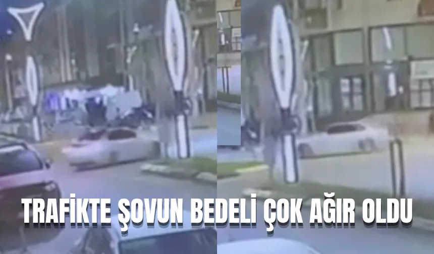 Trafikte şov emniyette bitti; 140 bin lira ceza, ehliyet ve araç gitti