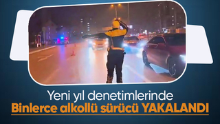 Trafikte yılbaşı denetimlerinin bilançosu açıklandı