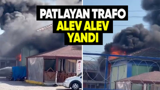 Trafo alevlere teslim oldu