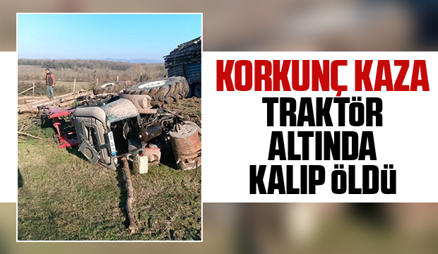 Traktör altında kalıp öldü