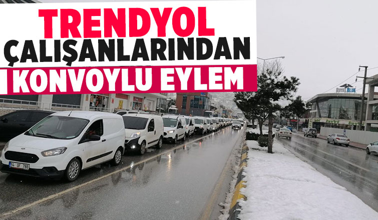 Trendyol çalışanlarından protesto