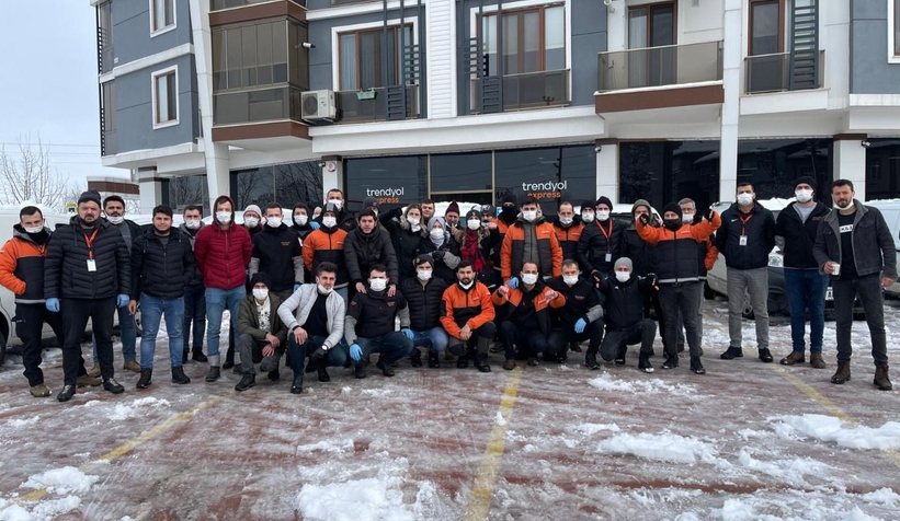 Trendyol kuryeleri kontak kapattı