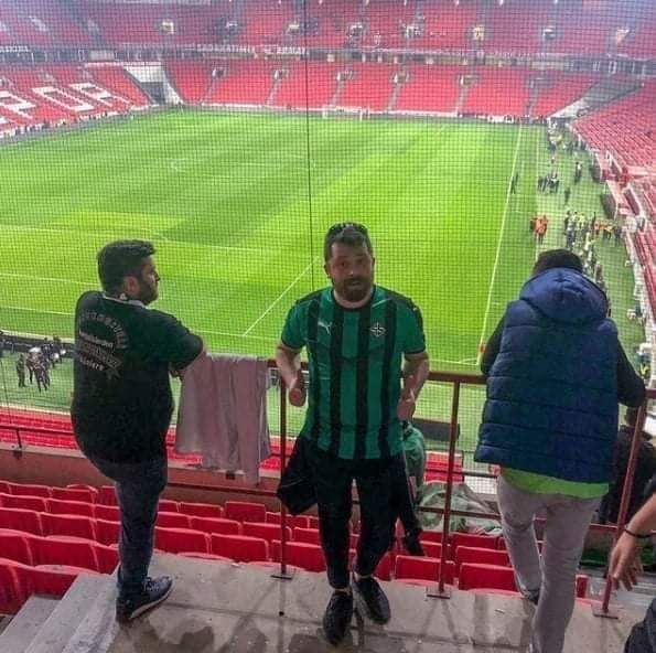 Tribünleri yasa boğan ölüm