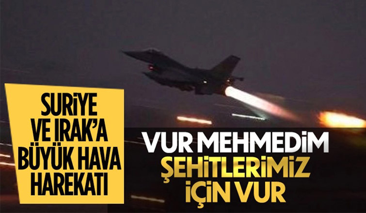 TSK'dan Suriye ve Irak'ın kuzeyine operasyon