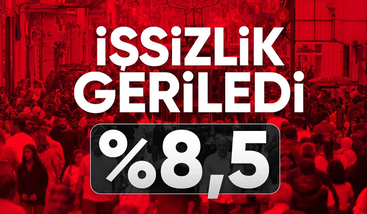 TÜİK açıkladı: Ağustos 2024 işsizlik oranı yüzde 8,5