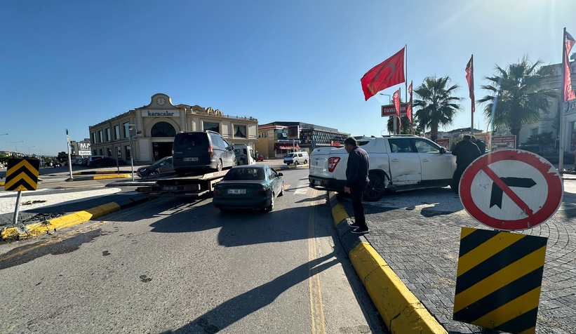 Tunatan Kavşağında kaza