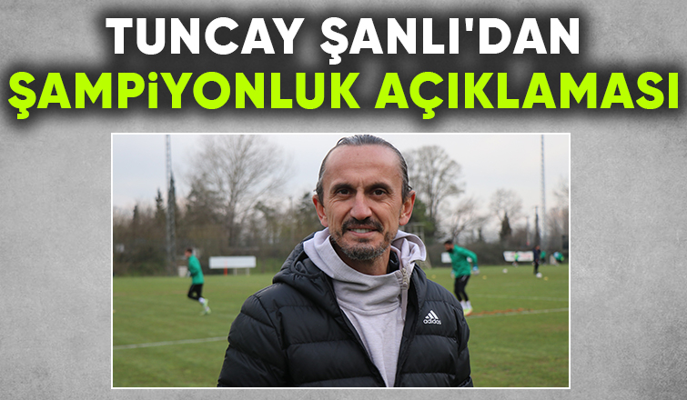 Tuncay Şanlı 3. olup final oynamak istiyoruz