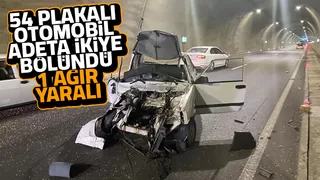 Tünelde feci kaza
