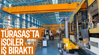 Türasaş'ta iş bırakma eylemi