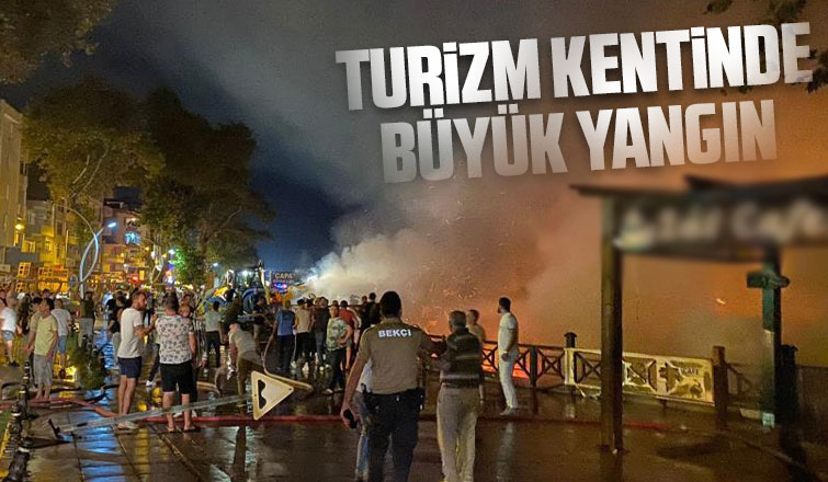 Turizm kentinde büyük yangın